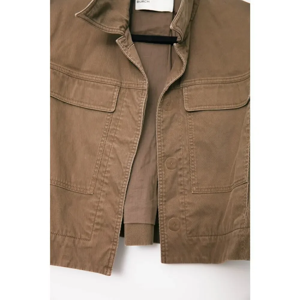 Tory Burch Cropped Cotton Jacket Size 4